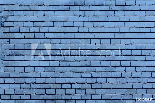 Picture of Cover texture old blue cracked brickwork